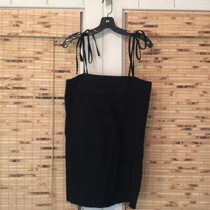 princess polly black dress with ties